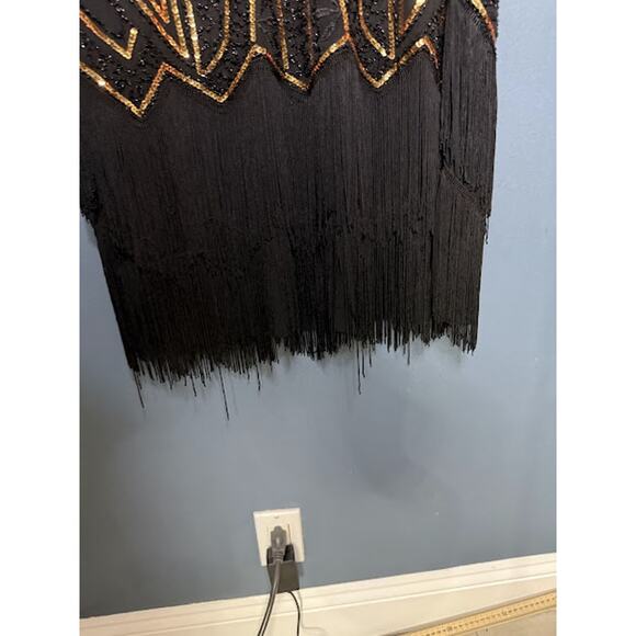 Babeyond Great Gatsby Style Dress Women's Size XXL Formal Sequin Detailed Beaded - Picture 9 of 11